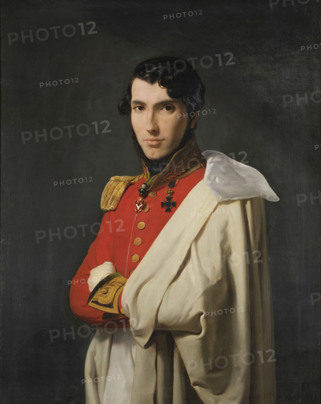 Portrait of the poet Andrea Maffei (1798-1885), 1825-1835. Creator: Bellosio, Carlo (1801-1849).