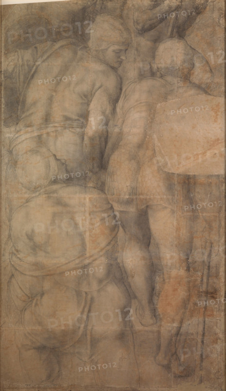 Group of Armigers (Soldiers)  , c1546. Creator: Buonarroti, Michelangelo (1475-1564).