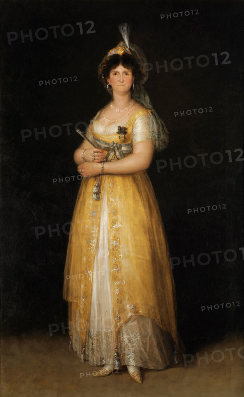 Portrait of Maria Luisa of Parma (1751-1819), Queen of Spain, 1799. Creator: Goya, Francisco, de (1746-1828).