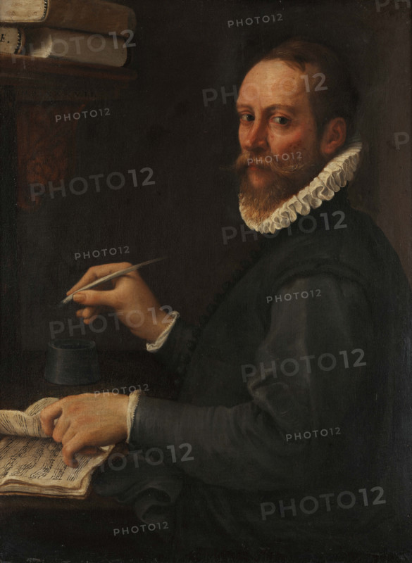 Portrait of a Musician, c1587. Creator: Carracci, Annibale (1560-1609).