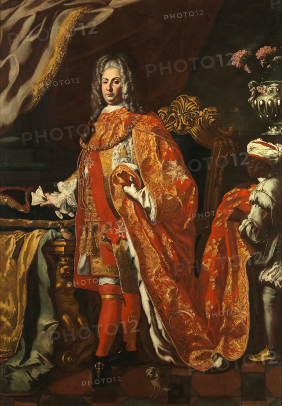 Portrait of Don Ferdinando Vincenzo Spinelli (1691-1753), Prince of Tarsia, 1741. Creator: Solimena, Francesco (1657-1747).