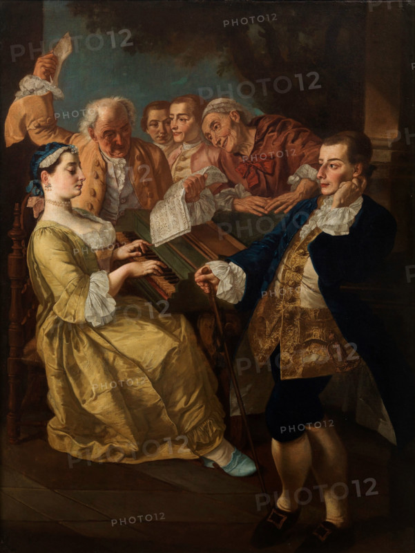 Musical Entertainment, c1752. Creator: Traversi, Gaspare (1732-1769).