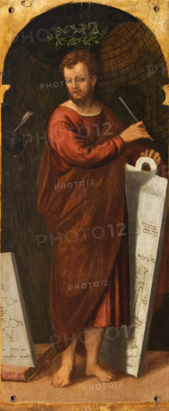 Claudius. From the Polyptych of the Four Crowned Martyrs, 1552. Creator: Badile, Antonio (1518-1560).