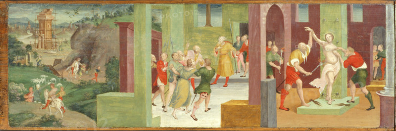 The Legend of Saint Barbara, Between 1524 and 1530. Creator: Giolfino, Niccolò (Nicola) (1476-1555).
