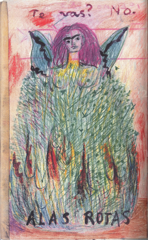 Page from Frida Kahlo's diary. Creator: Kahlo, Frida (1907-1954).