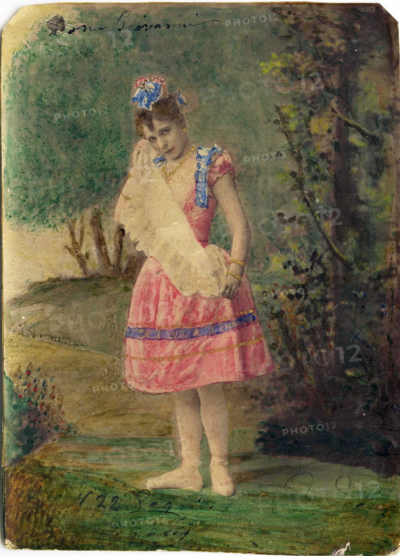 Portrait of the ballerina Pierina Legnani, Early 1890s. Creator: Anonymous.
