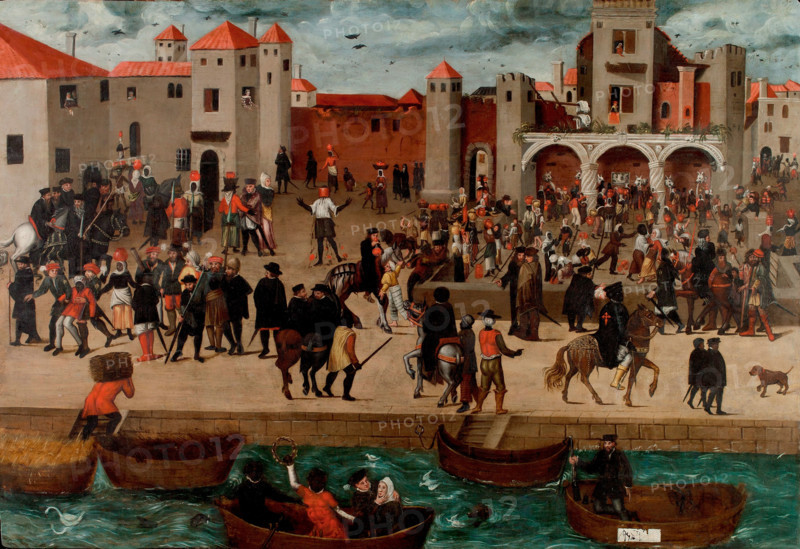 Chafariz d'El-Rei in Lisbon, 1570-1580. Creator: Anonymous.