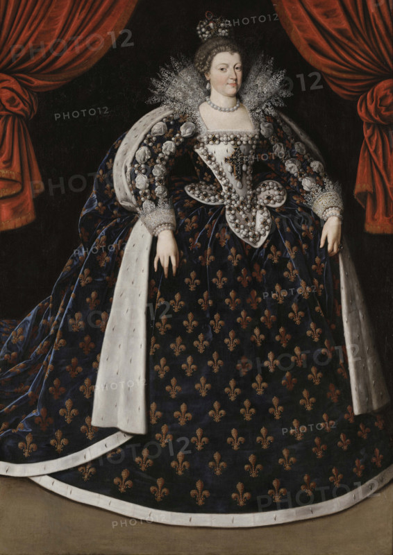 Portrait of Marie de Médici (1575-1642), 1610. Creator: Pourbus, Frans, the Younger (1569-1622).