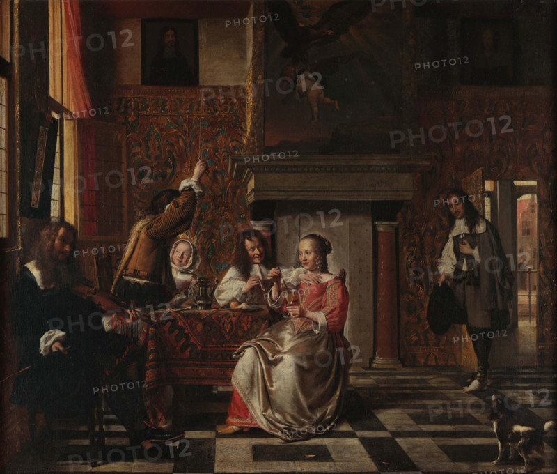 Merry Company. Creator: Hooch, Pieter, de (1629-1684).
