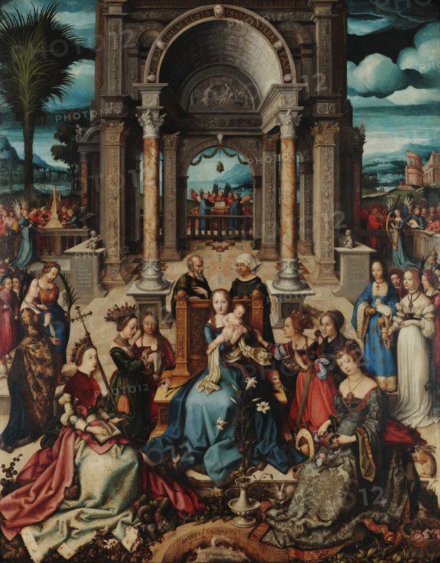 The Virgin and Child with Saints. Creator: Holbein, Hans, the Elder (1465-1524).