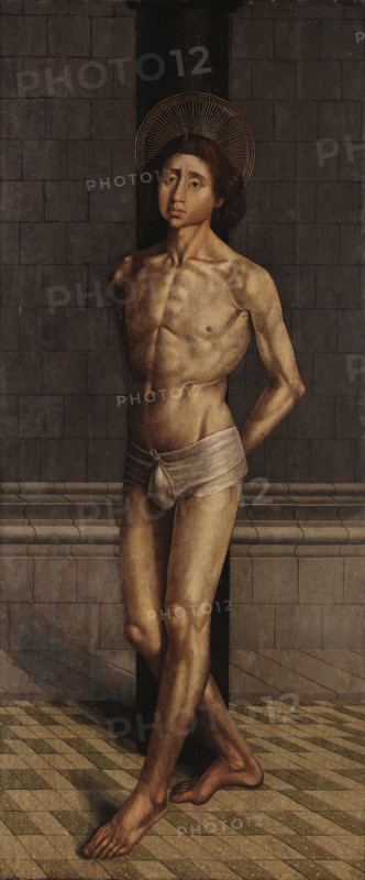 Saint Vincent at the Column, 1470s. Creator: Gonçalves, Nuno (active 1445-1480).