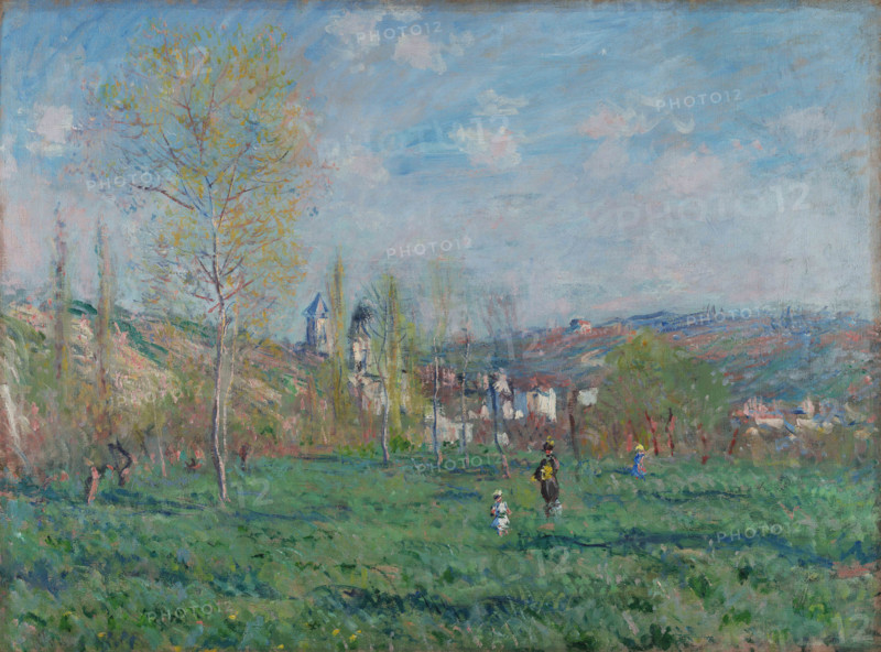 Spring in Vetheuil, 1880. Creator: Monet, Claude (1840-1926).