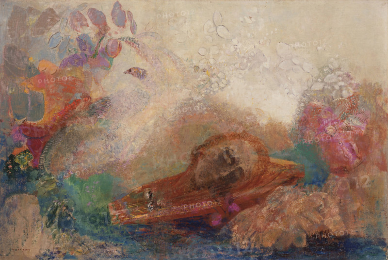 The Death of Orpheus, c1908-1910. Creator: Redon, Odilon (1840-1916).