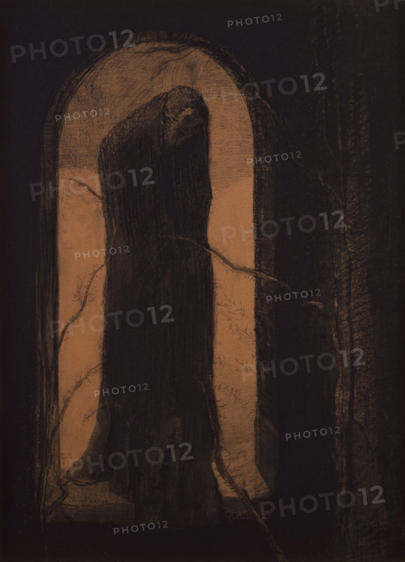 The Grief, c1893. Creator: Redon, Odilon (1840-1916).