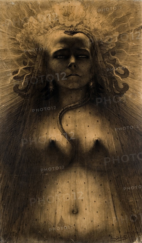 L'Idole de la Perversité (The Idol of Perversity), 1891. Creator: Delville, Jean (1867-1953).