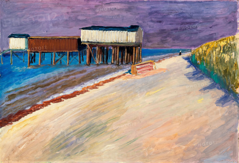 Bathing Cabin , 1911. Creator: Werefkin, Marianne, von (1860-1938).