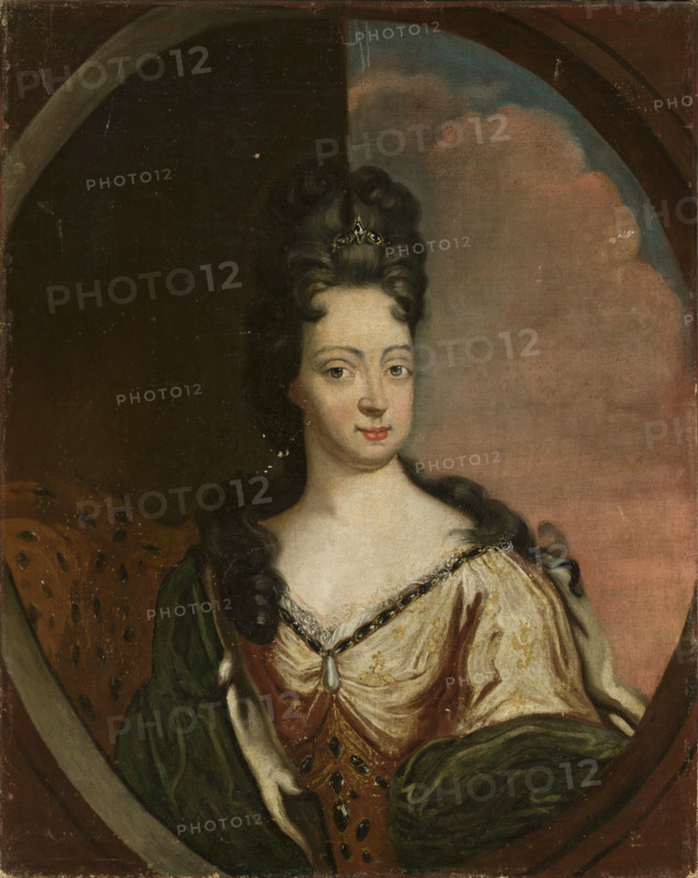 Portrait of Elisabeth Christine of Brunswick-Wolfenbüttel (1691-1750)..., 1st half of 18th cent. Creator: Mijtens (Meytens), Martin van, the Younger (1695-1770).