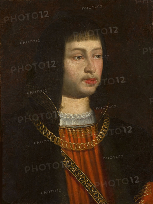 Portrait of Louis XI of France (1423-1483), 1450. Creator: Anonymous.