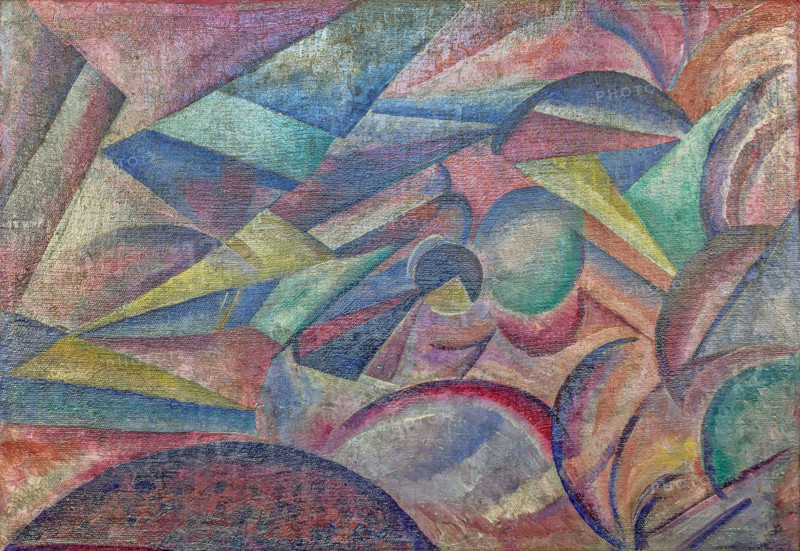 Cosmos, 1910. Creator: Bogomazov, Alexander Konstantinovich (1880-1930).
