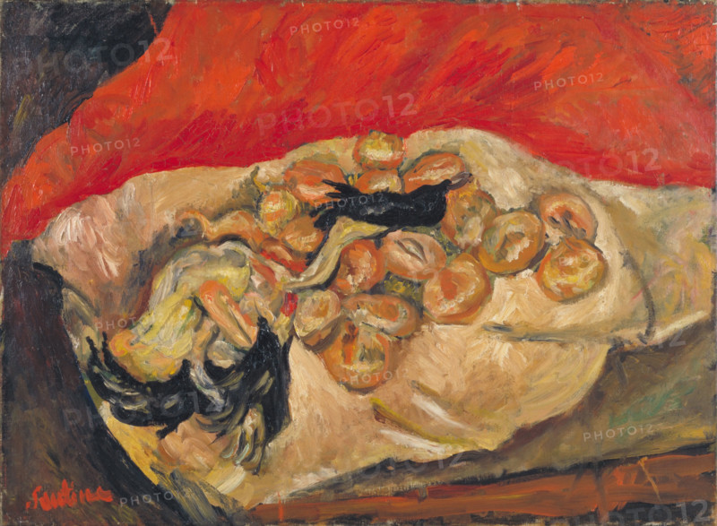 Still Life with Fowl , c1918-1919. Creator: Soutine, Chaim (1893-1943).