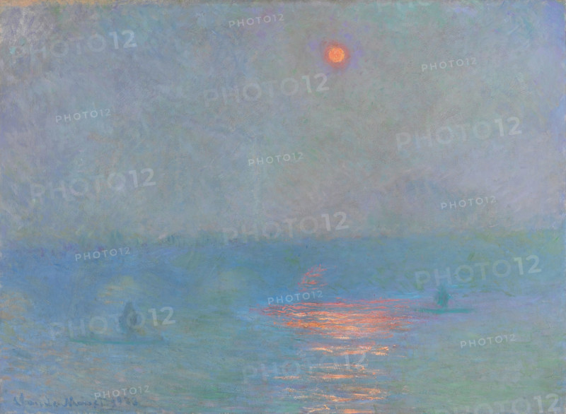Waterloo Bridge: Effect of Sunlight in the Fog, 1903. Creator: Monet, Claude (1840-1926).