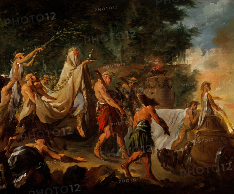 A Druids' Ceremony, c1740. Creator: Hallé, Noël (1711-1781).