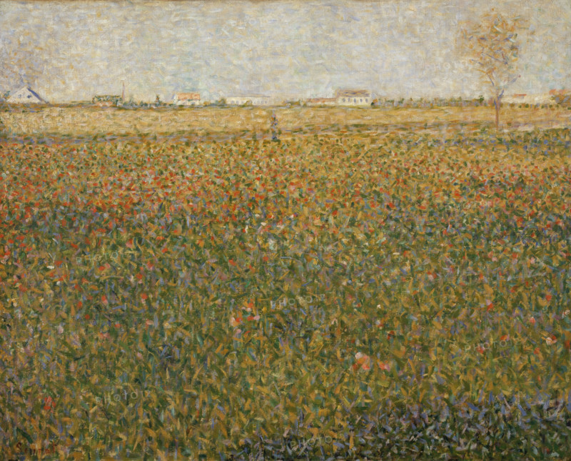 La Luzerne, Saint-Denis, 1884-1885. Creator: Seurat, Georges Pierre (1859-1891).