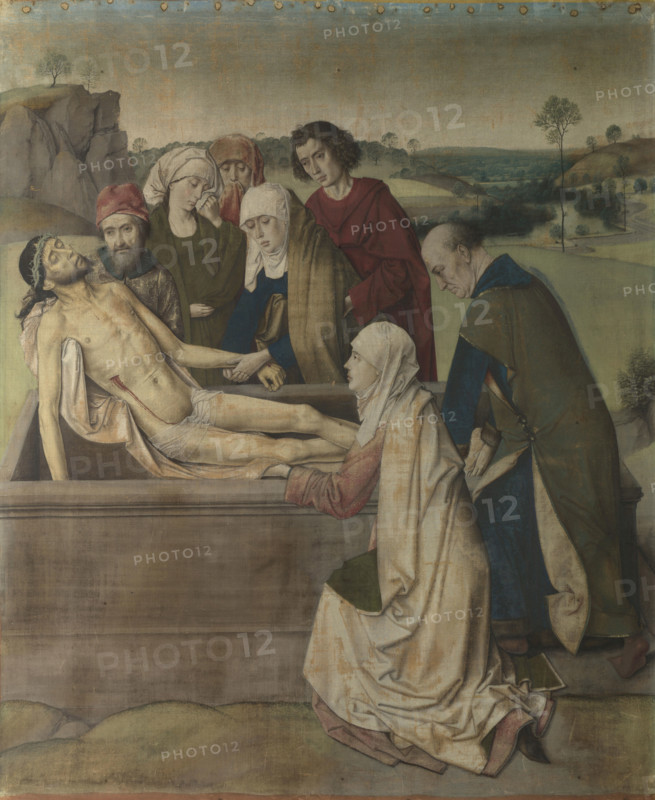 The Entombment of Christ, 1450s. Creator: Bouts, Dirk (1410/20-1475).