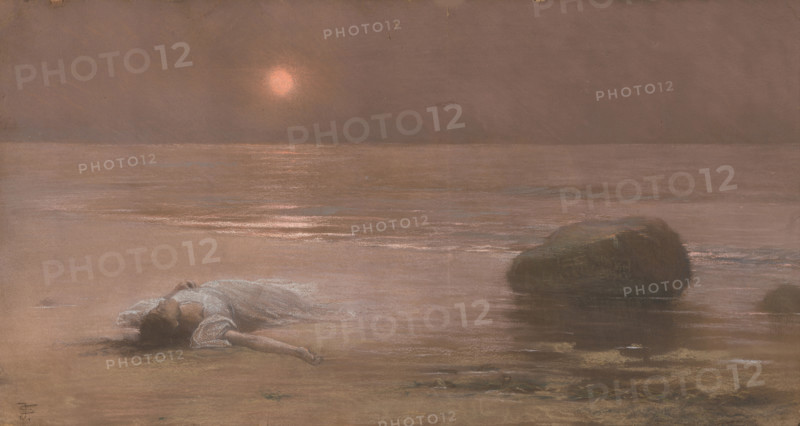 Drowned, c1890-1895. Creator: Schikaneder, Jakub (1855-1924).