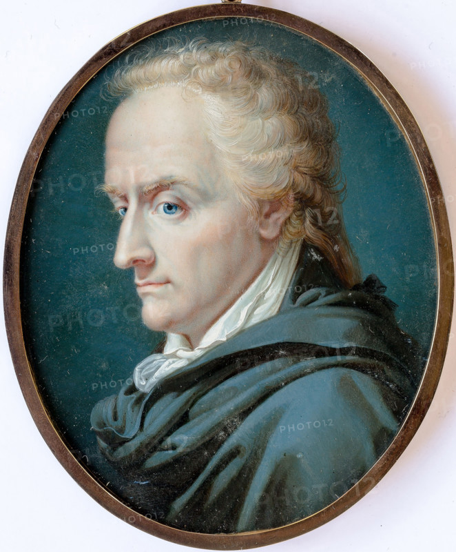 Portrait of the poet Vittorio Alfieri (1749-1803), c1800. Creator: Fabre, François-Xavier Pascal, Baron (1766-1837).