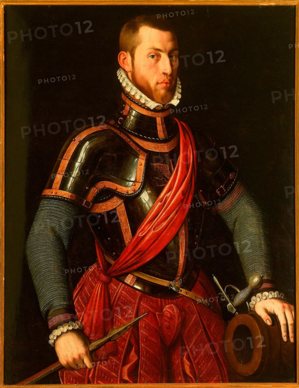 Portrait of Vespasiano I Gonzaga (1531-1591), Duke of Sabbioneta, c1590. Creator: Campi, Bernardino (1522-1591).