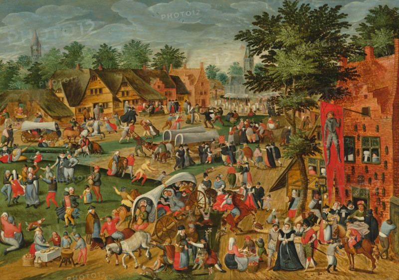 Saint George's Fair , 16th century. Creator: Cleve, Marten van, the Elder (1520-1570).