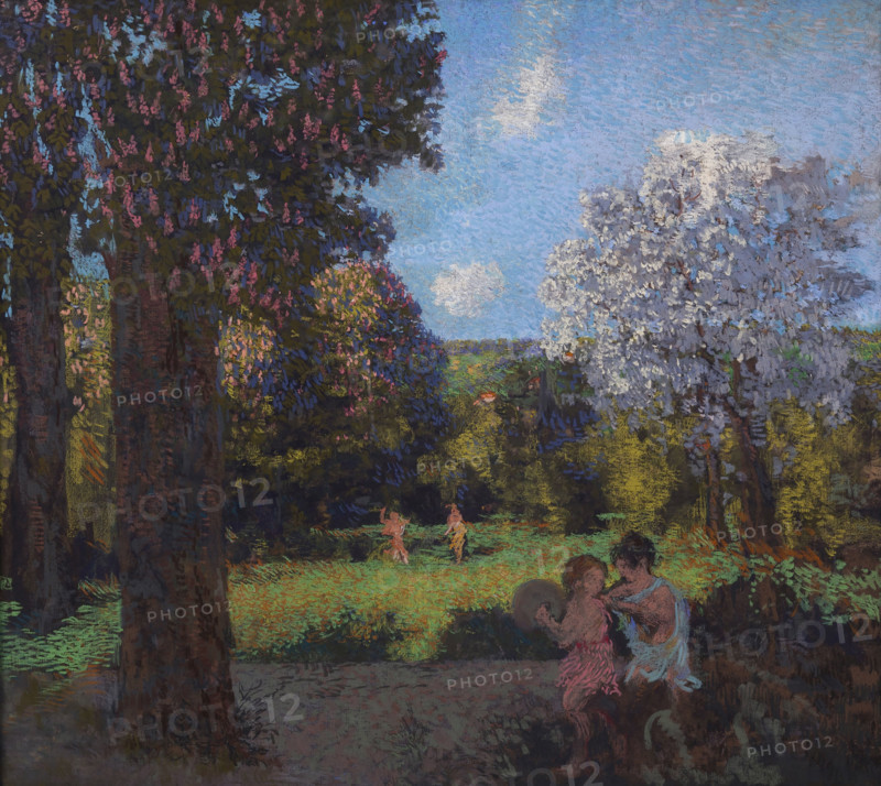 The Chestnut Trees, 1932-1935. Creator: Roussel, Ker-Xavier (1867-1944).