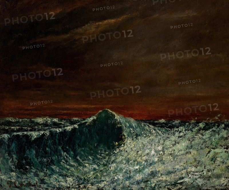 The Wave, c1871-1873. Creator: Courbet, Gustave (1819-1877).