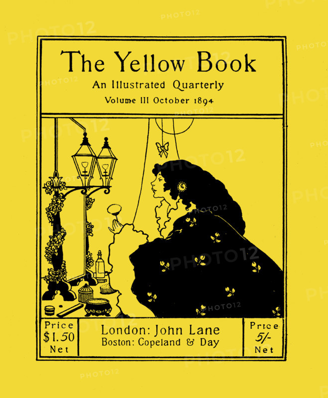 Cover of "The Yellow Book", Volume 3, October 1894, 1894. Creator: Beardsley, Aubrey  .
