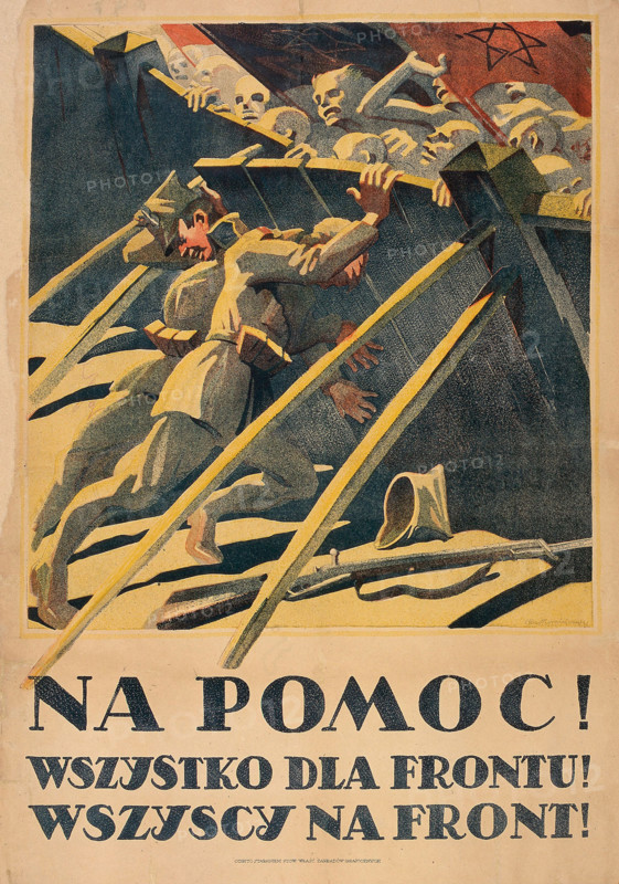 Help!, 1920. Creator: Bartlomiejczyk, Edmund Ludwik (1885-1950).