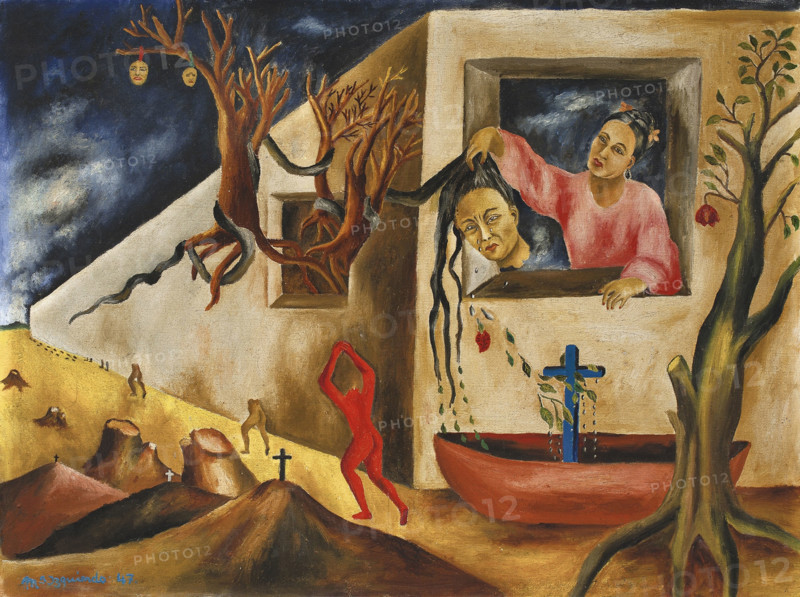 Sueño y presentimiento (Dream and Premonition), 1947. Creator: Izquierdo, María (1902-1955).