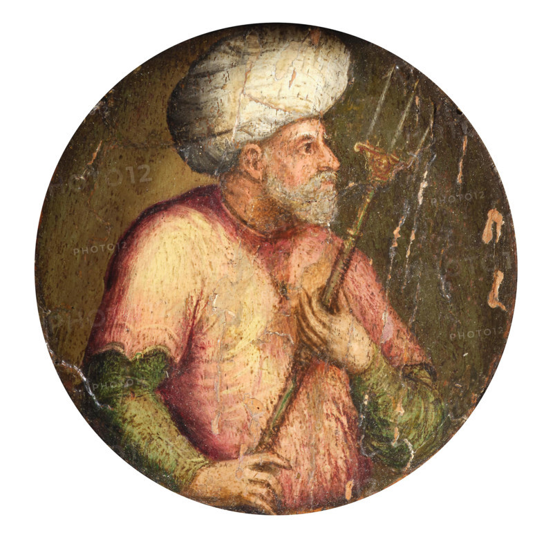 Portrait of Hayreddin Barbarossa (1478-1546), 16th century. Creator: Anonymous.