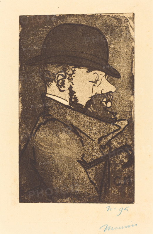 Portrait of Toulouse-Lautrec, 1893. Creator: Maurin, Charles (1856-1914).