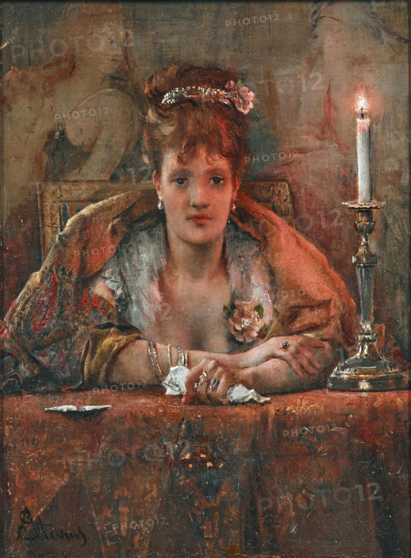 Returning from the Ball (Douloureuse certitude), 1861. Creator: Stevens, Alfred (1823-1906).