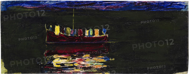 Boat with Lantern (Rapallo), 1906. Creator: Kandinsky, Wassily Vasilyevich (1866-1944).