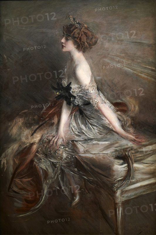 Portrait of Princess Marthe Bibesco (1886-1973), 1911. Creator: Boldini, Giovanni (1842-1931).