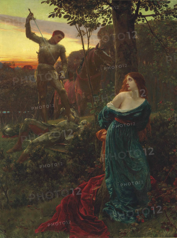 Chivalry, 1885. Creator: Dicksee, Sir Frank (1853-1928).