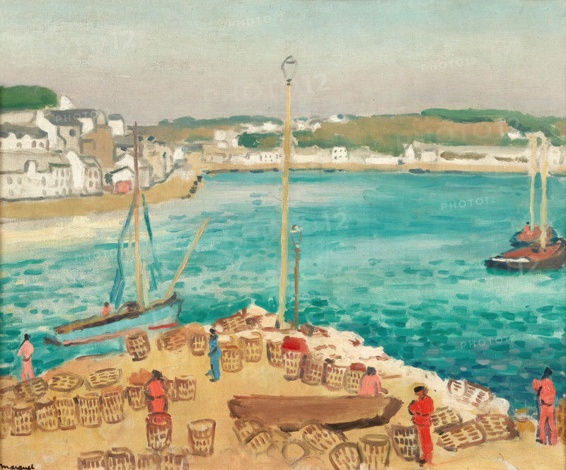 Quai d'Audierne, 1928. Creator: Marquet, Pierre-Albert (1875-1947).