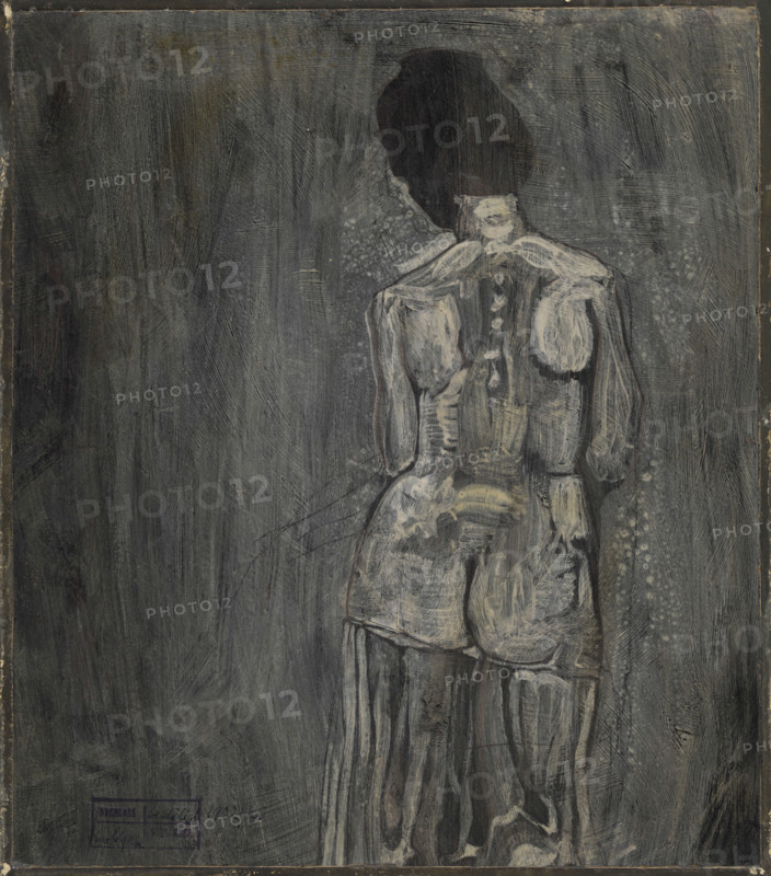 Untitled (Nude from the Back), 1902. Creator: Klee, Paul (1879-1940).