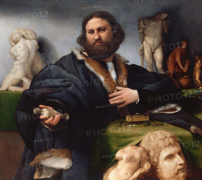 Portrait of Andrea Odoni (1488-1545), 1527. Creator: Lotto, Lorenzo (1480-1556).