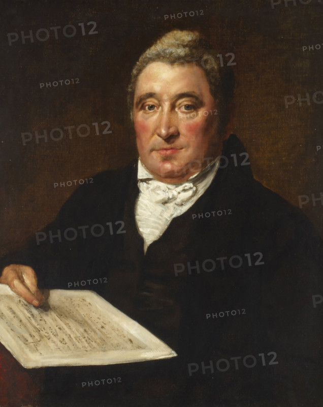 Portrait of the composer Gioachino Antonio Rossini (1792-1868). Creator: Anonymous.
