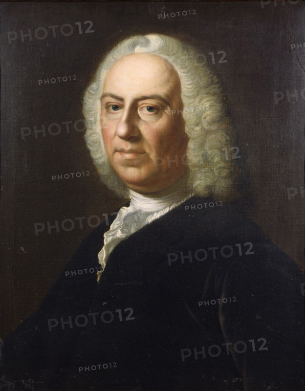 Portrait of the composer Francesco Geminiani (1687-1762), c1735. Creator: Anonymous.