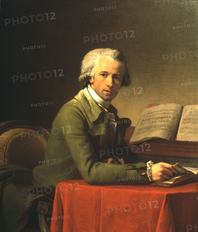 Portrait of the composer Ignace Pleyel (1757-1831), c1785. Creator: Vestier, Antoine (1740-1824).