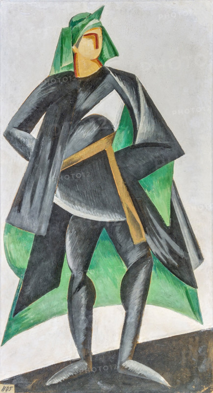 Costume design for the theatre play Romeo and Julia by W. Shakespeare, 1921. Creator: Exter, Alexandra Alexandrovna (1882-1949).